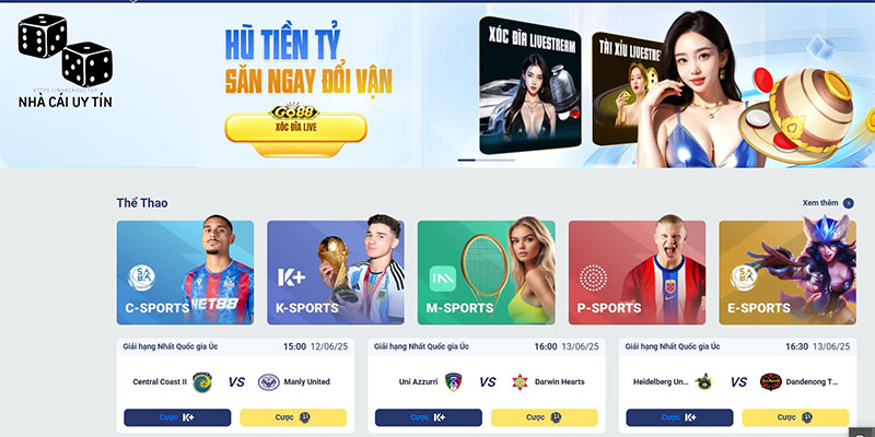 Top 5 nhà cái được yêu thích nhất